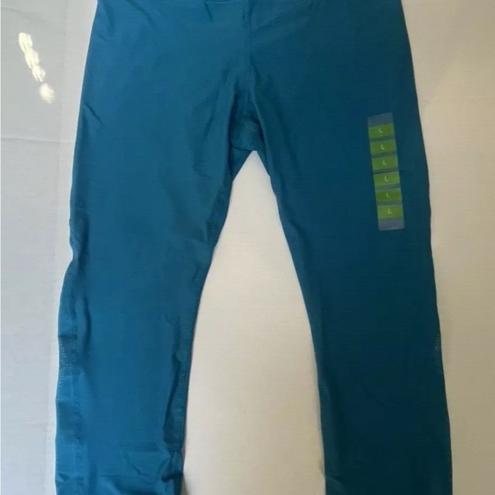 Juicy Couture Teal Sport Essential Crop Athletic Pants/NWT/Size L